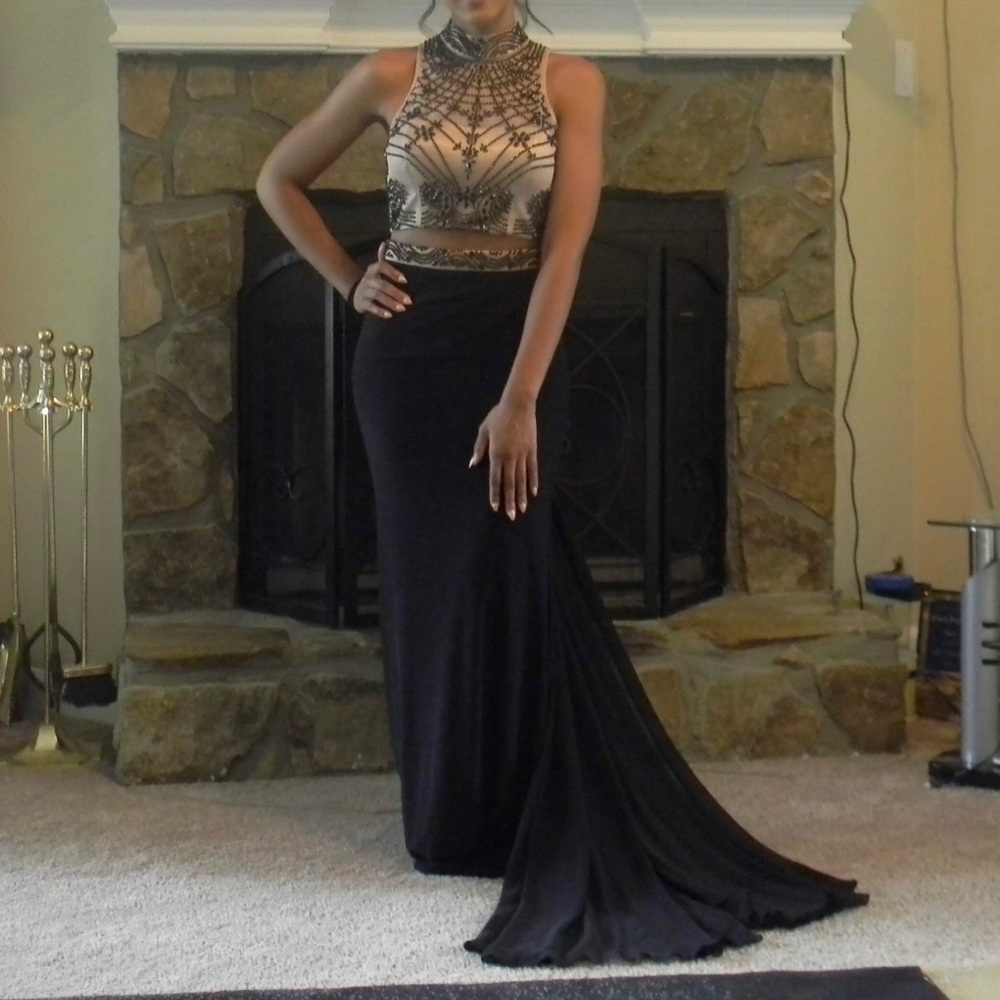 Two piece formal dress
